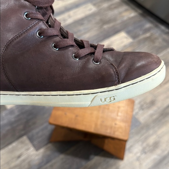 UGG Dark Brown Fur-Lined Boots - Picture 8 of 9